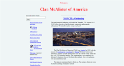Desktop Screenshot of clanmcalister.org